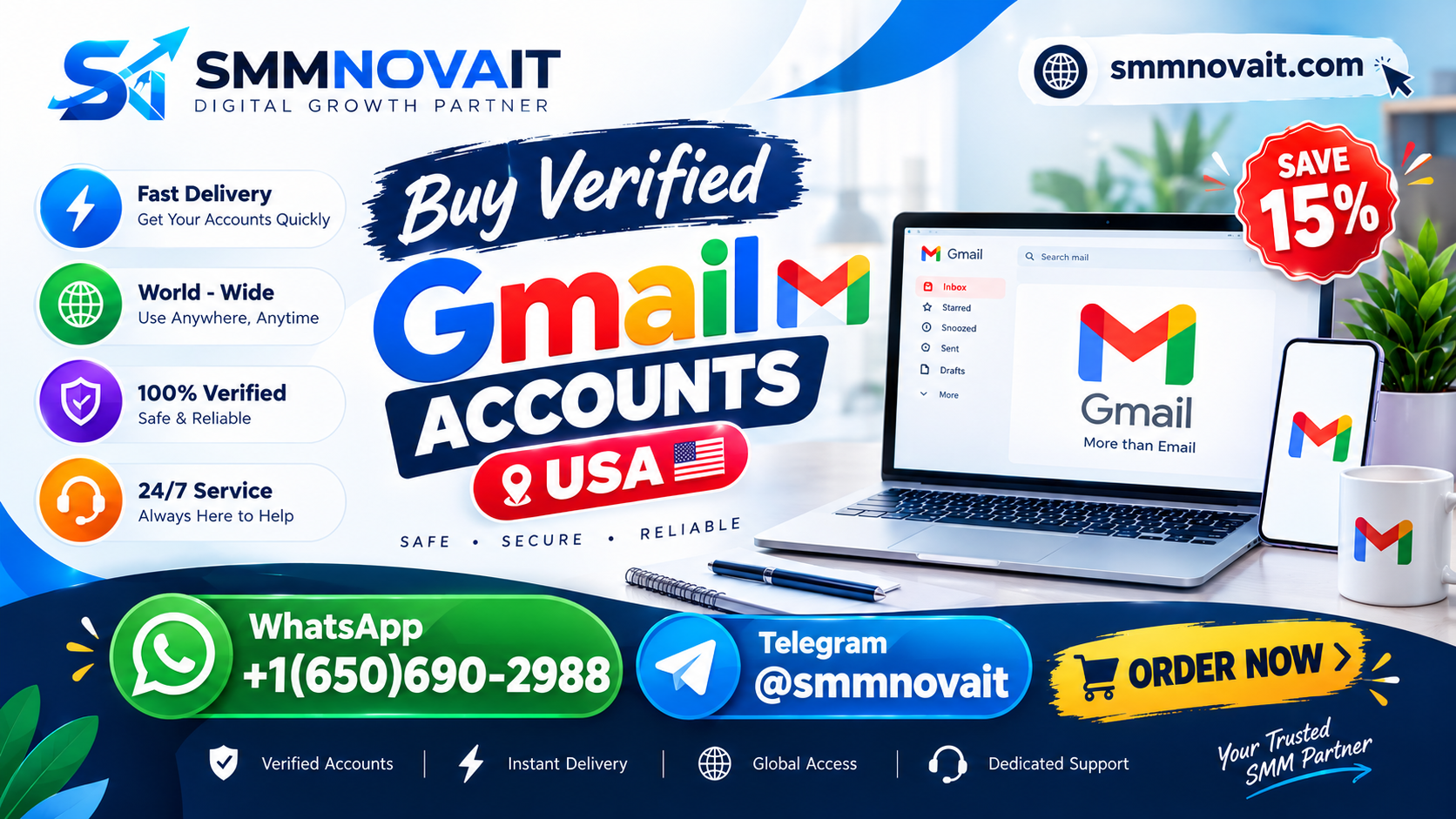 Top 11 Websites to Buy Gmail Accounts Securely Online